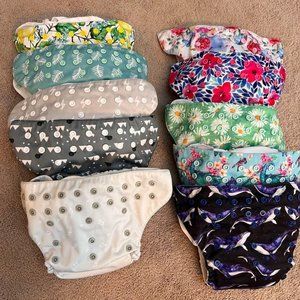 Set of 10 Mama Koala Cloth Diapers